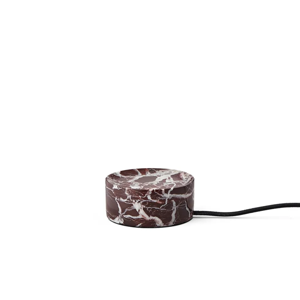 TRIP portable batterilampe / bordlampe, burgundy/opal