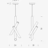 Tubes 3 pendel, hvid