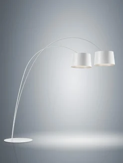 Twiggy Elle LED gulvlampe, hvid