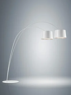 Twiggy Elle LED gulvlampe, sort