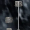 Twiggy Grid Lettura udendørs gulvlampe, grå