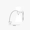 Twiggy LED gulvlampe, hvid