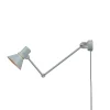 Type 80 W3 væglampe m/ledning, grå