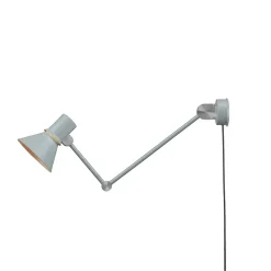 Type 80 W3 væglampe m/ledning, grå