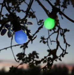 Udendørs LED OUT Ø55mm IP20 LED 1W E27, blå