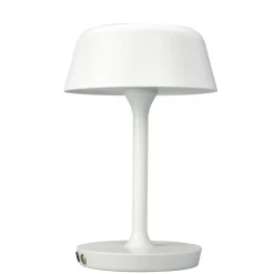 Valencia batterilampe / bordlampe, hvid