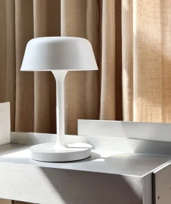 Valencia batterilampe / bordlampe, hvid