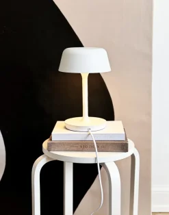 Valencia bordlampe, hvid