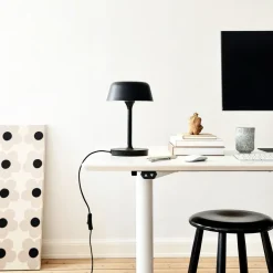Valencia bordlampe, sort