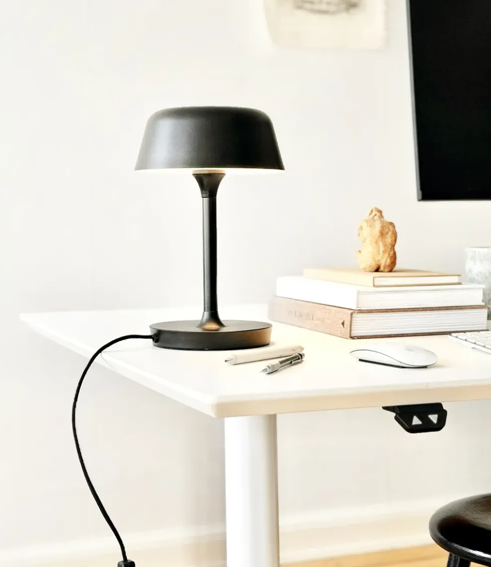 Valencia bordlampe, sort