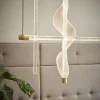 Vapour pendel horizontal, guld