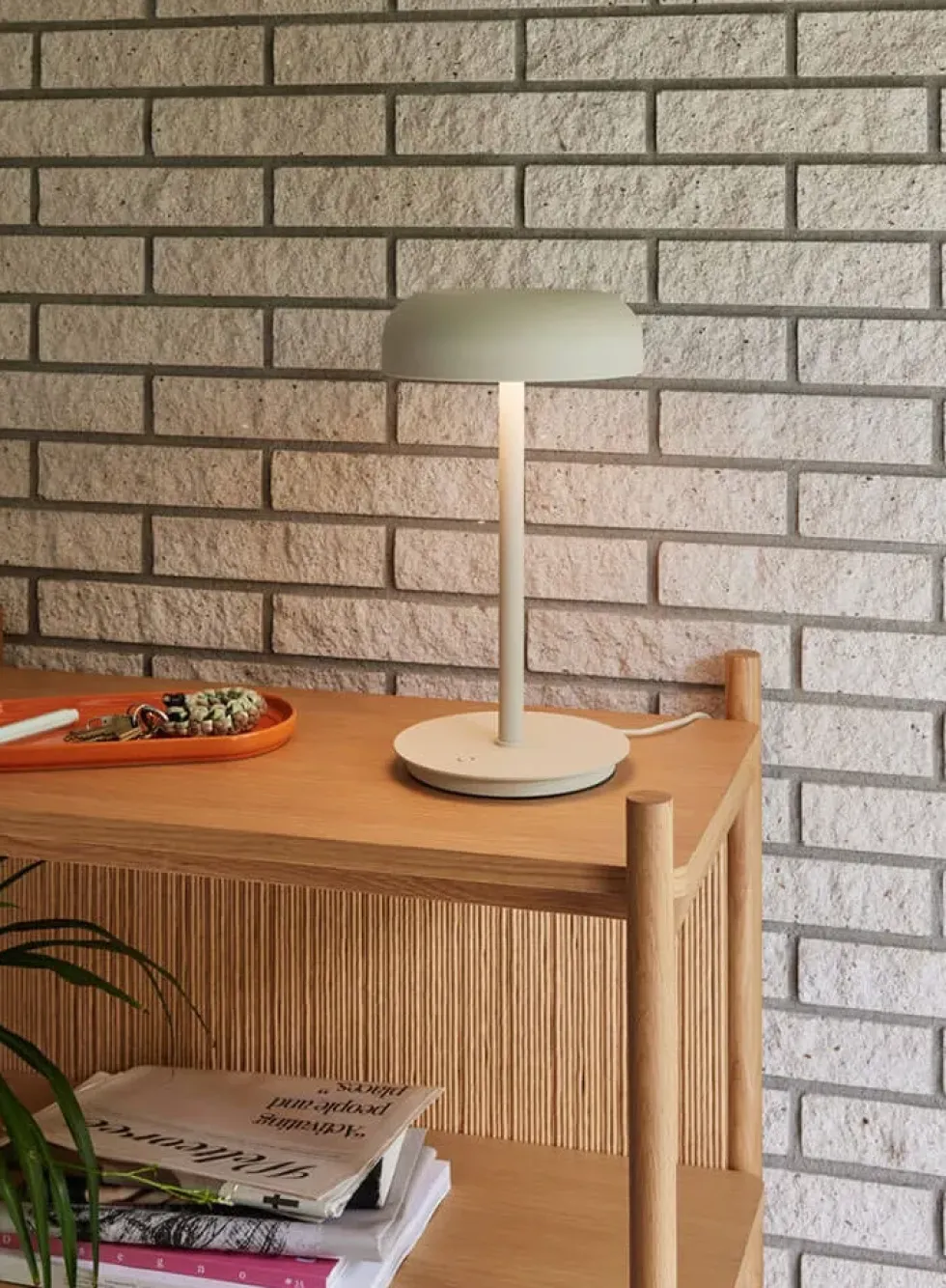 Velo bordlampe, sand