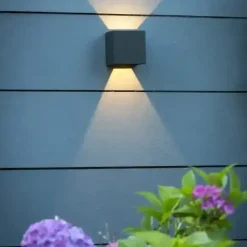 Venus udendørs væglampe, sort