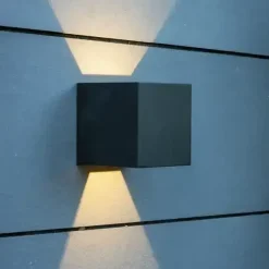 Venus udendørs væglampe, sort