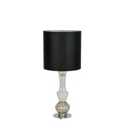 Vintage bordlampe m/sort skærm