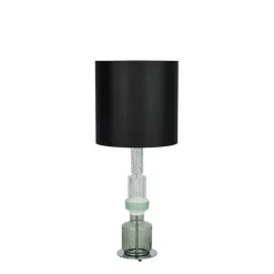 Vintage bordlampe m/sort skærm