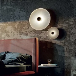Vinyl Small væglampe/loftlampe, sort