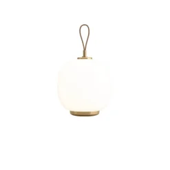 VL45 Radiohus Portable batteri- / bordlampe, messing/opal