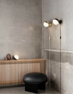 VL Studio væglampe m/ledning Ø150, sort