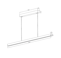 Volare pendel diffuse down, sort