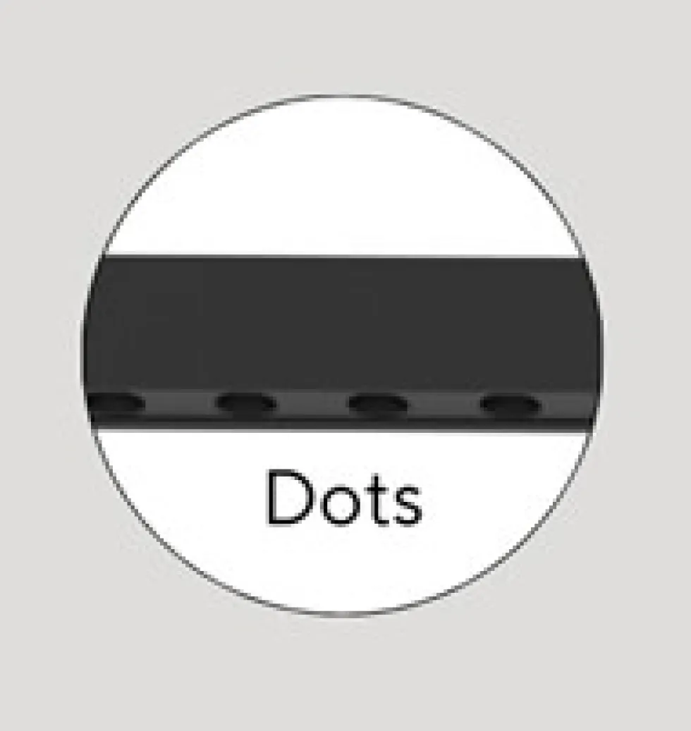 Volare pendel dots down, sort