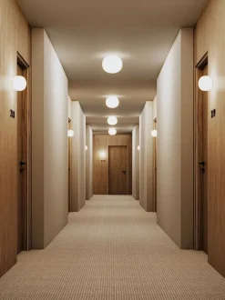 Volum 29 væglampe / loftlampe, hvid