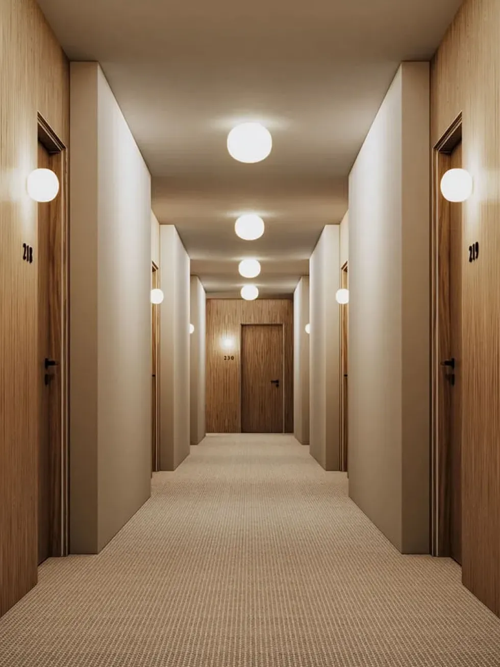 Volum 42 væglampe / loftlampe, hvid