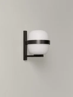 Wally Cestita væglampe, metallic sort