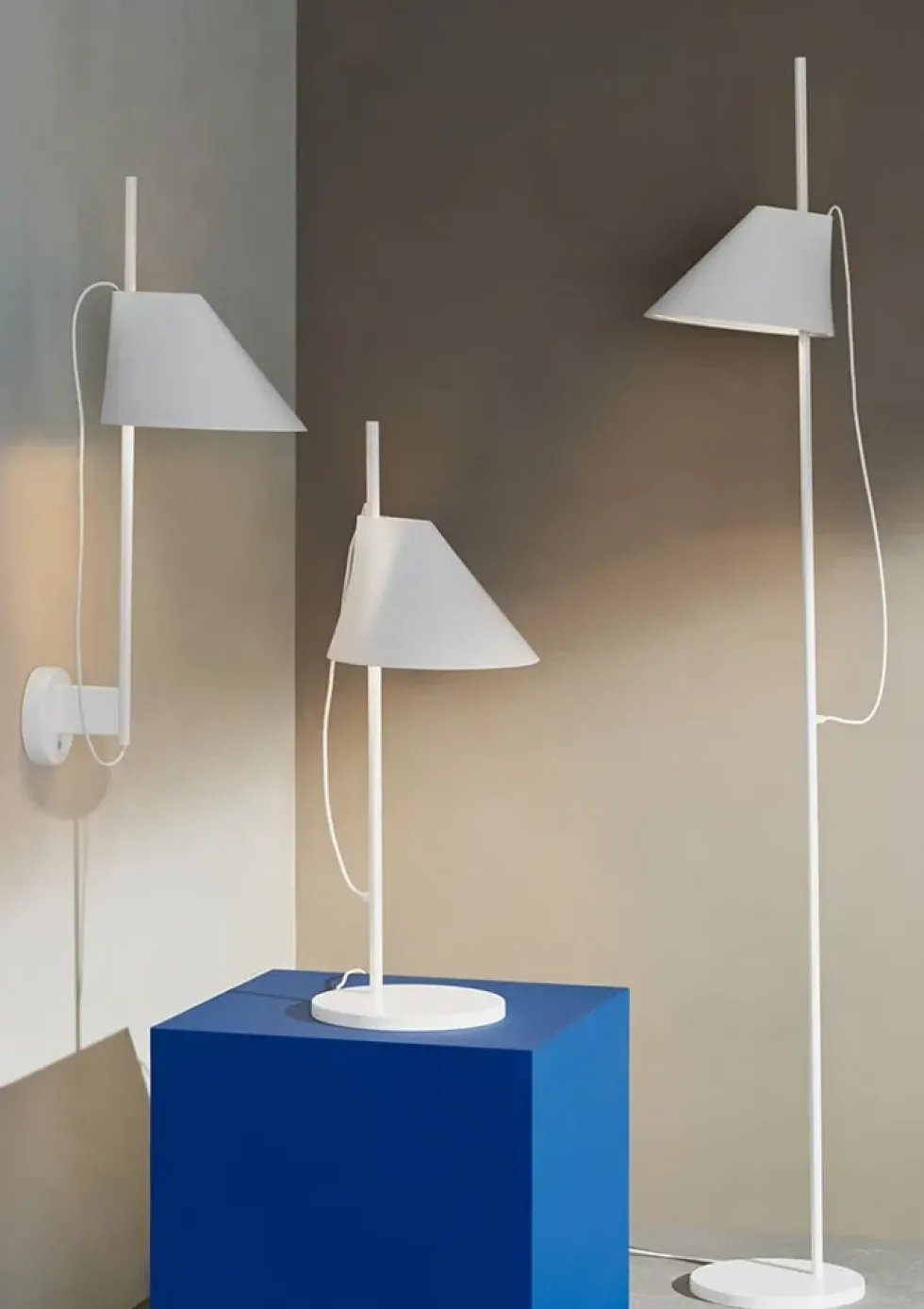 Yuh gulvlampe, hvid