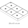 Zafferano multiladebase 45W - 9V max 5A, sort